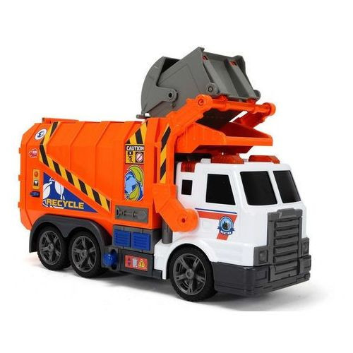 

Игрушка Детская Для Мальчиков Интерактивная Машинка Мусоровоз оранжевый, звуков. и светов. эффекты Dickie Toys