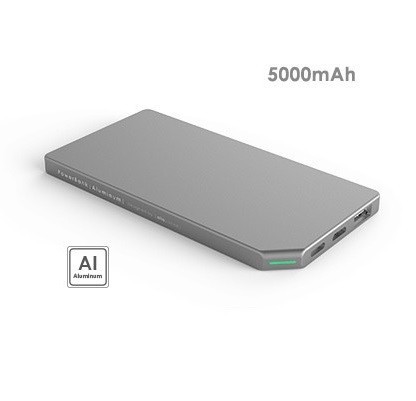 

УМБ Allocacoc PowerBank Slim Aluminum 5000mAh, GREY (10528GY/PWBK50)