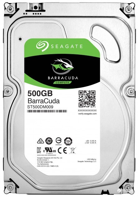 

Жесткий диск 3.5" 500Gb Seagate ST500DM009 Factory Recertified