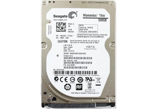 

Жесткий диск 2.5" 500Gb Seagate ST500LT012 Factory Recertified