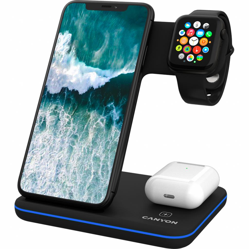 

Зарядное устройство CANYON 3in1 Wireless charger (CNS-WCS303B)