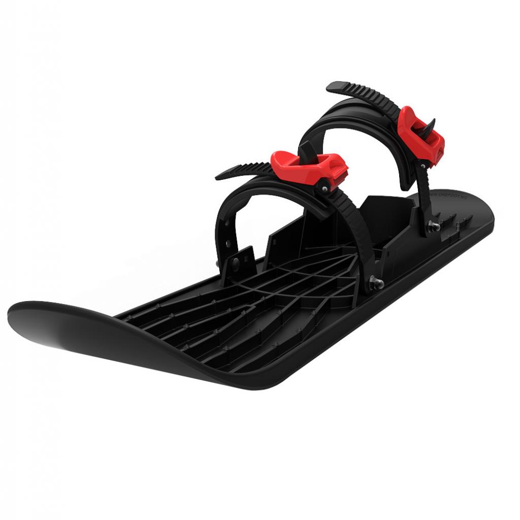 

Санки Plastkon OneFoot Miniski Монолыжа черная с красным (49650)