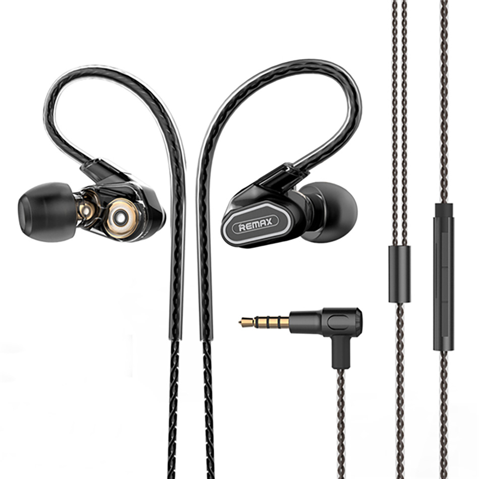 

Навушники REMAX Noise Canceling Earphone RM-580 чорні