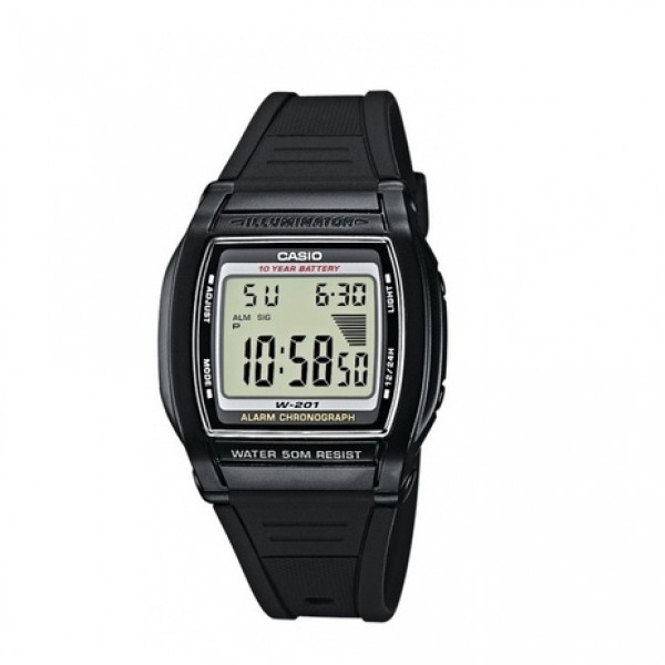 

Мужские электронные часы Casio Black наручные спортивные на полимеровом ремешке + коробка (1006-1844)