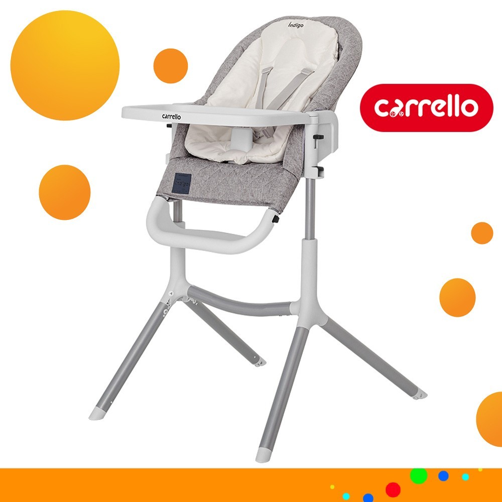 

Детский стульчик для кормления 2в 1 (шезлонг для новорожденных) CARRELLO Indigo CRL-8402 Ash Green Мятный (CRL-8402 Ash Green)