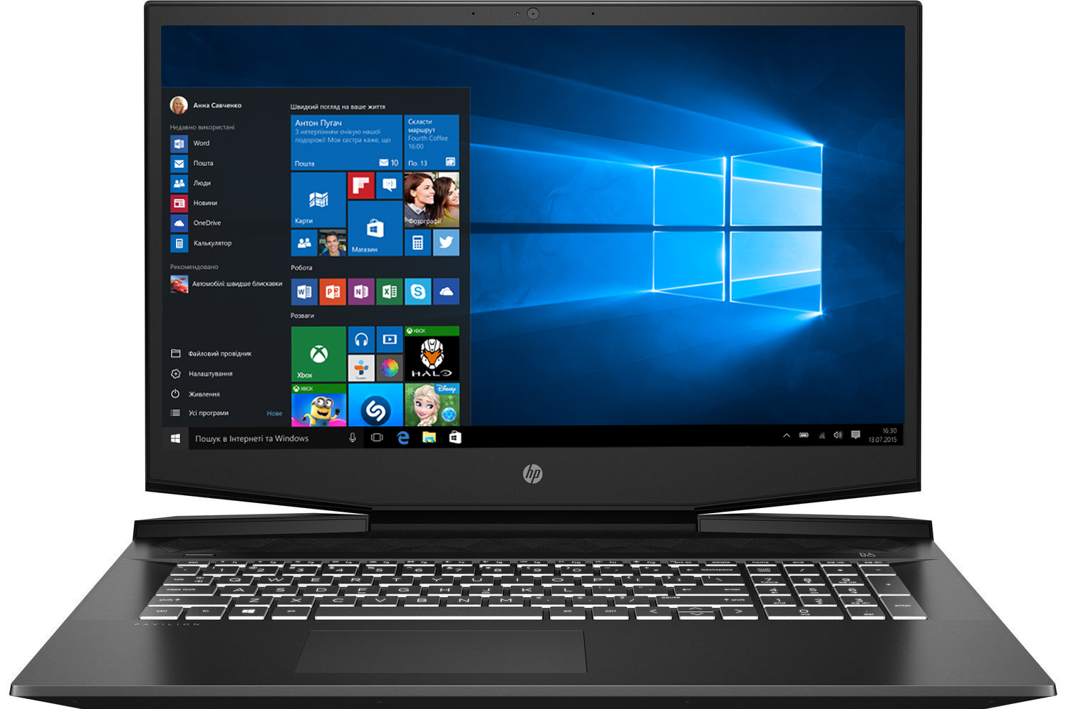 

Ноутбук HP Pavilion Gaming 17-cd1004ua (423S5EA) Dark Grey