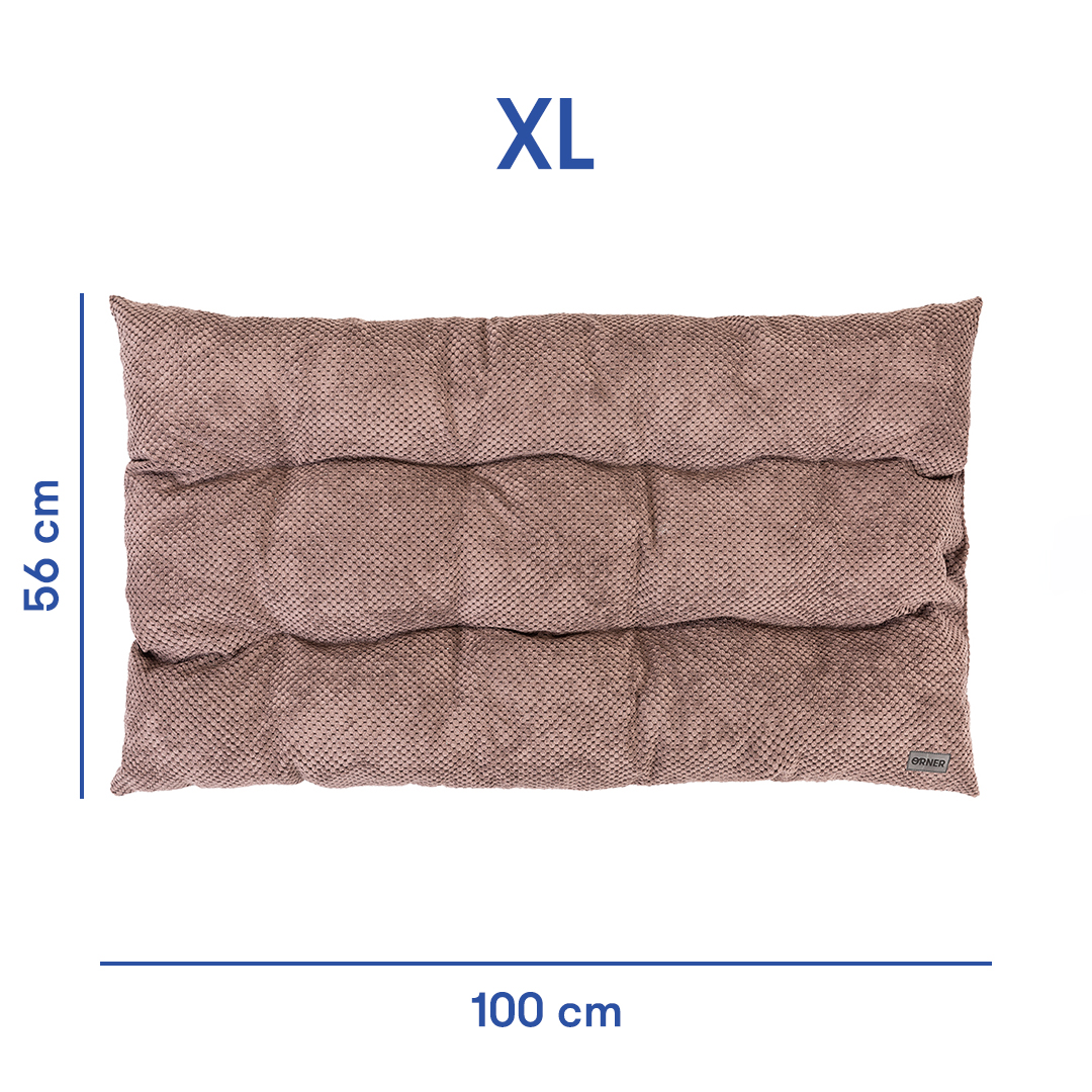 

Лежак-подстилка для собак коричневая XL 110х70 см