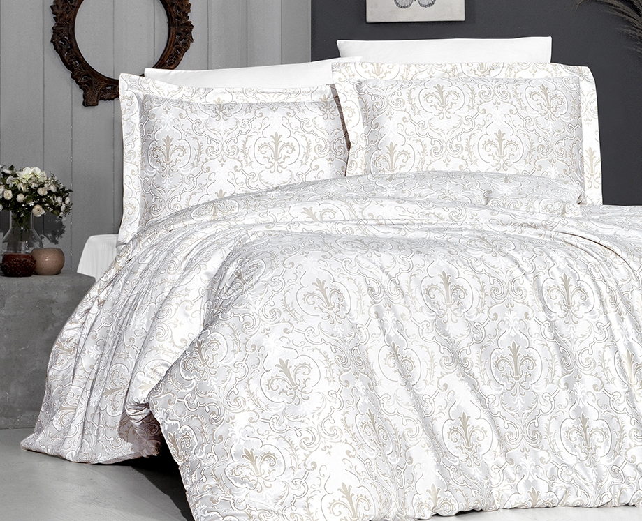 

Постельное белье Cotton Satin 160 х 220 см Delmor Krem First Choice k-31075