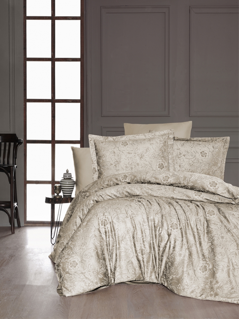 

Постельное белье Cotton Satin 160 х 220 см Advina S.Kahve First Choice k-31082