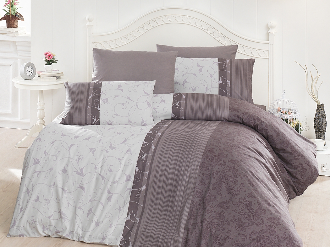 

Постільна білизна Ranforce 200 х 220 см Peitra Lilac First Choice k-1941-13-160