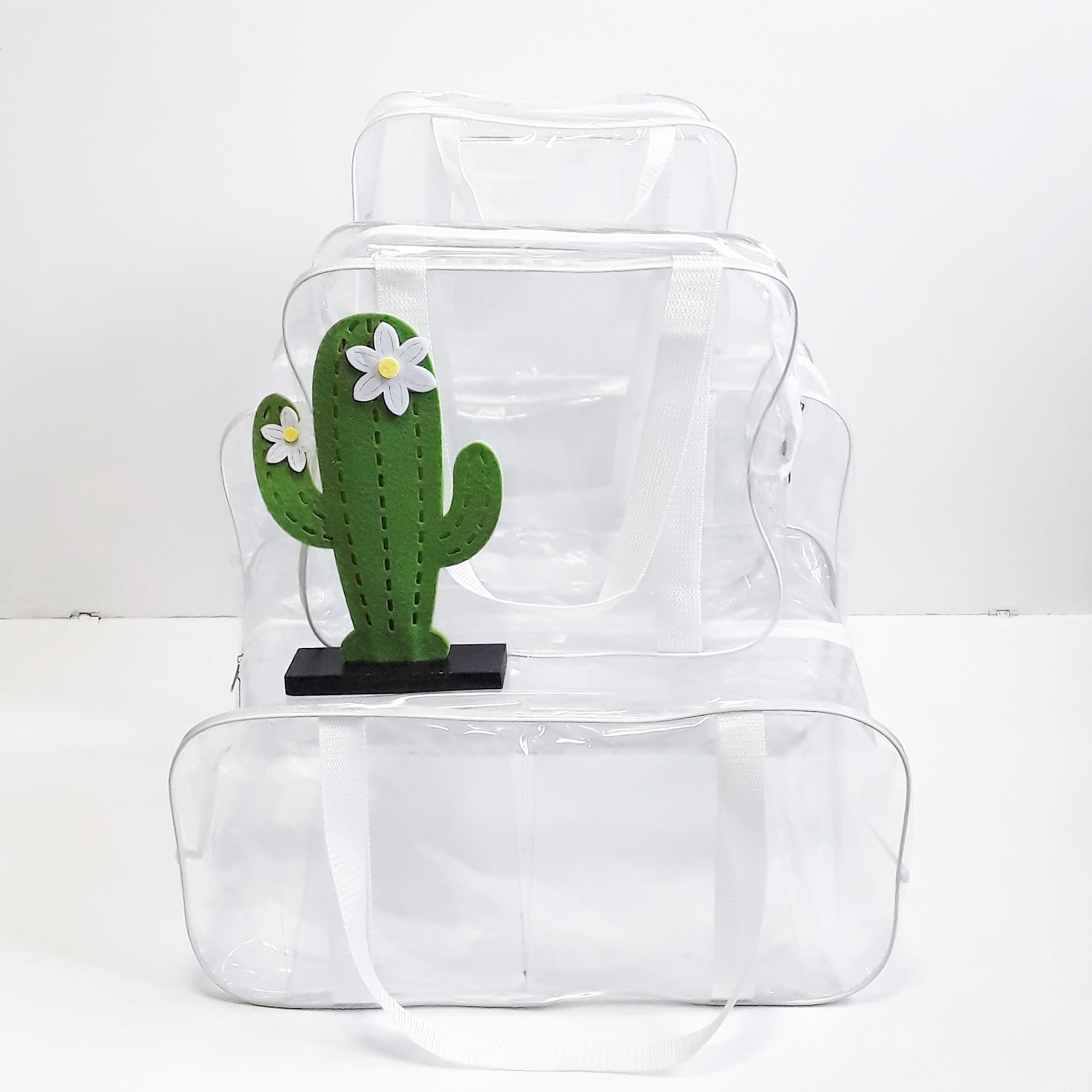 

Набор прозрачных сумок в роддом 4 шт белый Akmus Baby New