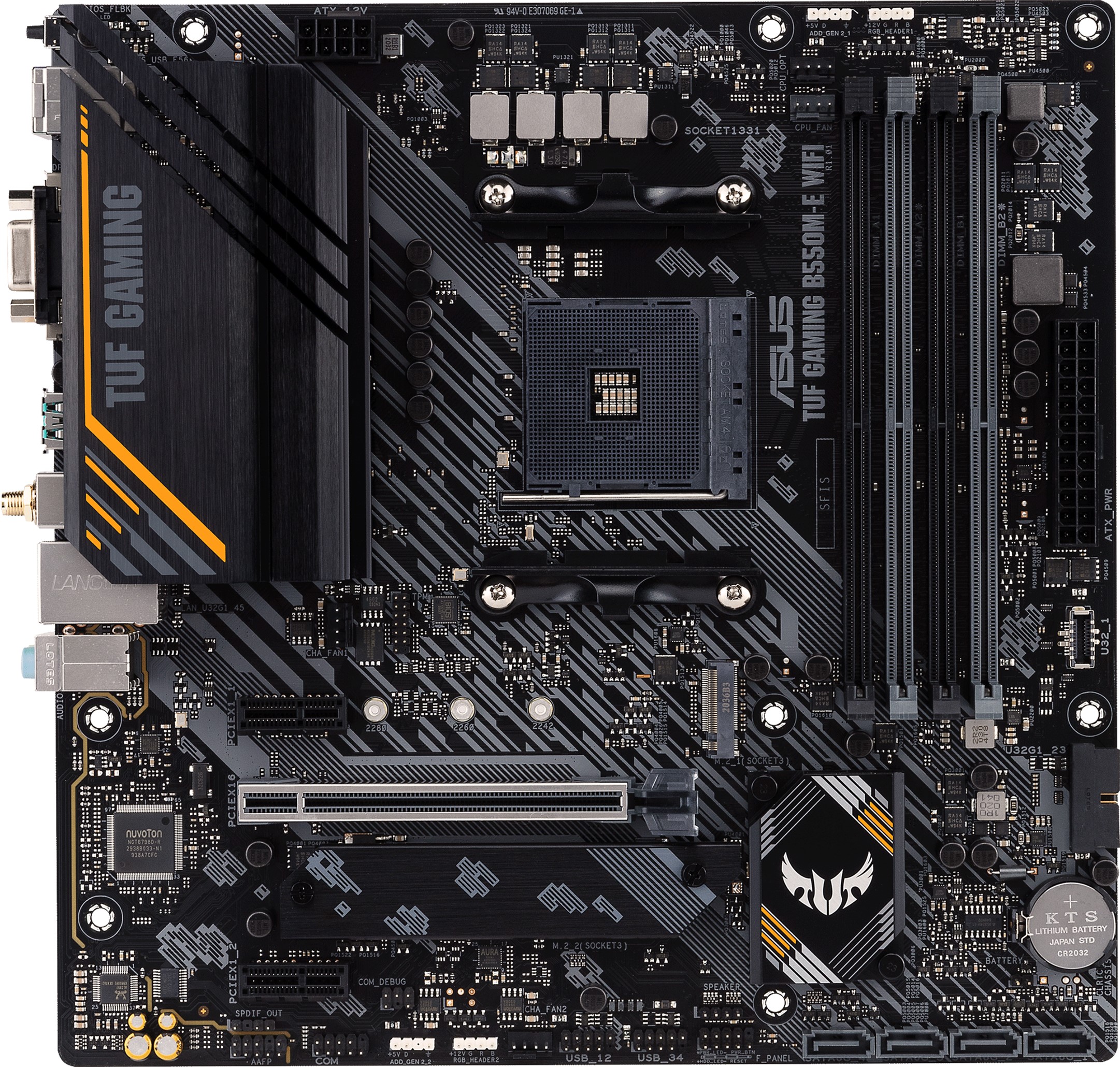 

Материнская плата Asus TUF Gaming B550M-E WiFi (sAM4, AMD B550, PCI-Ex16)