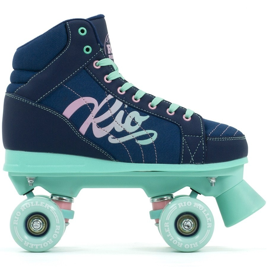 

Дитячі роликові ковзани Rio Roller Lumina 33 navy-green (RIO240-NG-33)
