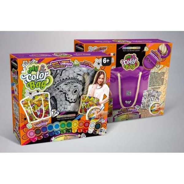 

Набор для творчества сумка-раскраска с красками Danko Toys 6065DT разноцветный