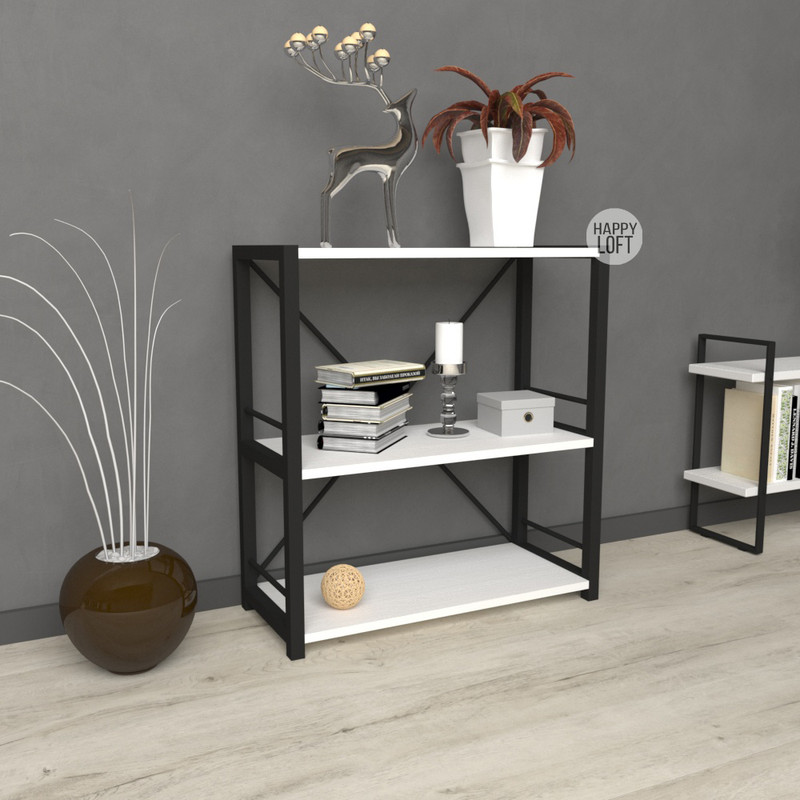 

Стеллаж LoftMLT E101 75x60x28 ЛДСП Белый Элит 16мм