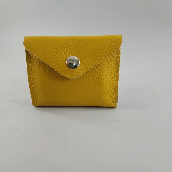

кошелёк кожаный конверт желтый (10206ж)