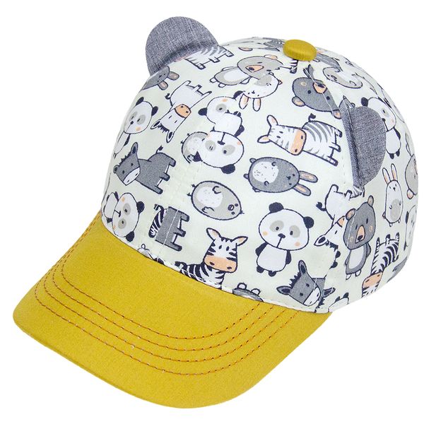 

Кепка David's Star Dav-597 46 см молочний і гірчичний