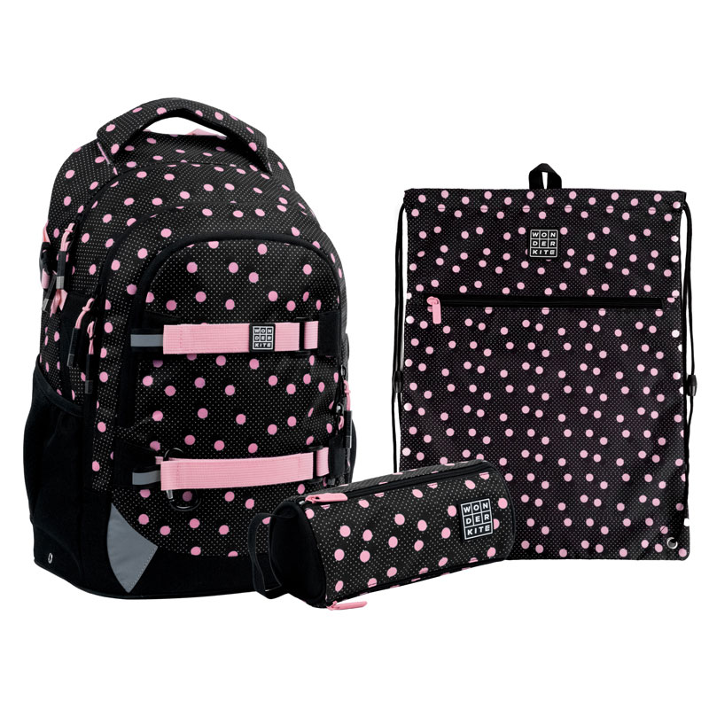 

Школьный набор Kite Wonder Polka Dots 17л (SET_WK21-727M-1)
