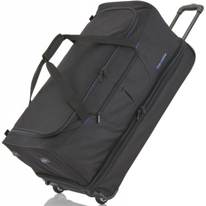 

Сумка дорожня на колесах велика Travelite Basics TL096276-01 L чорна