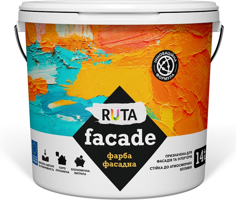 

Краска фасадная Facade Ruta 7 кг Белая (4823048025097)