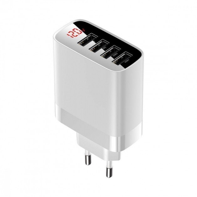 

Зарядное устройство Baseus Fast Charge 30W 4USB white