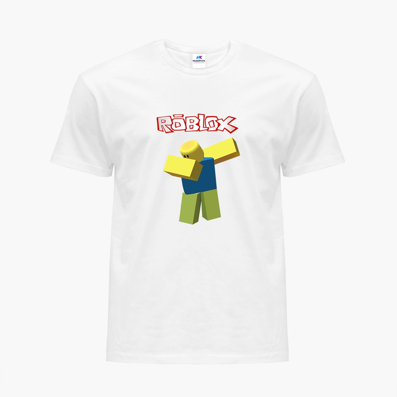 

Детская футболка Роблокс (Roblox) (9224-1707) 122-128 см Хлопок Белый