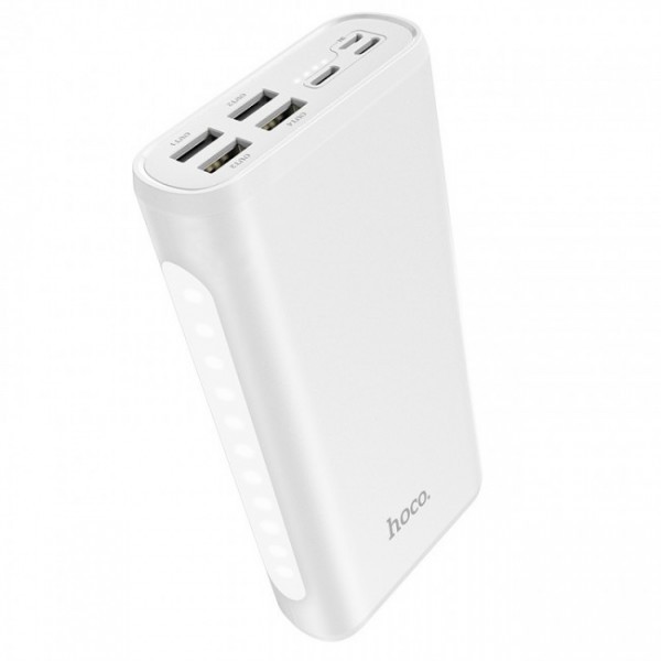 

Павербанк Hoco 7в1 30000 мАч Lightning/Type-C/4хUSB/Micro USB white