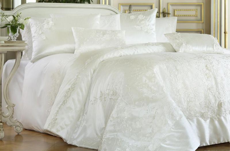 

Покрывало Pepper Home Patrica Krem 270х260см с наволочками и декоративными подушками, сатин Pepper Home SA-5195