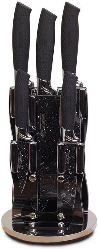 

Набор кухонных ножей Kamille Shrenky Black 5 предметов на подставке Kamille KM-5131B