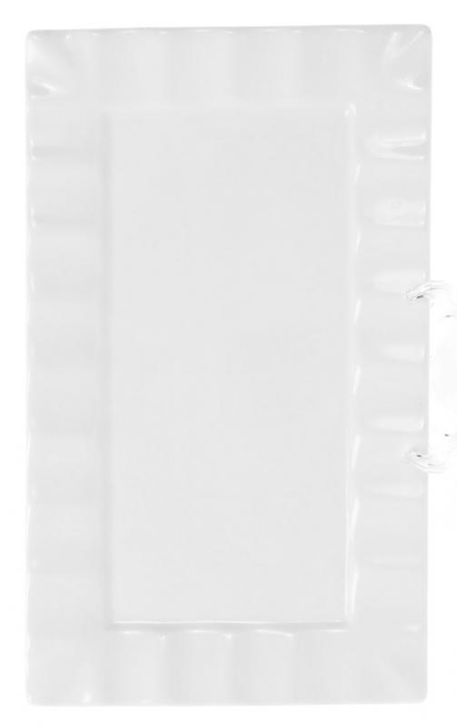

Набор 6 прямоугольных тарелок White City 25х15см для суши (белый фарфор) Bona BD-988-103