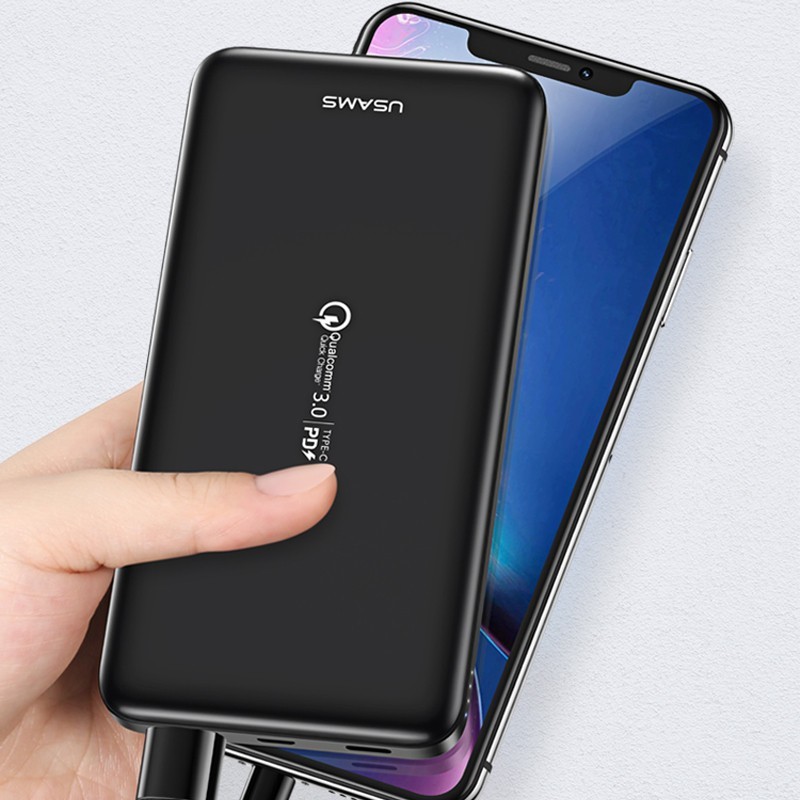 

Powerbank Usams Quick Charge 3.0 10000 mAh Type-C