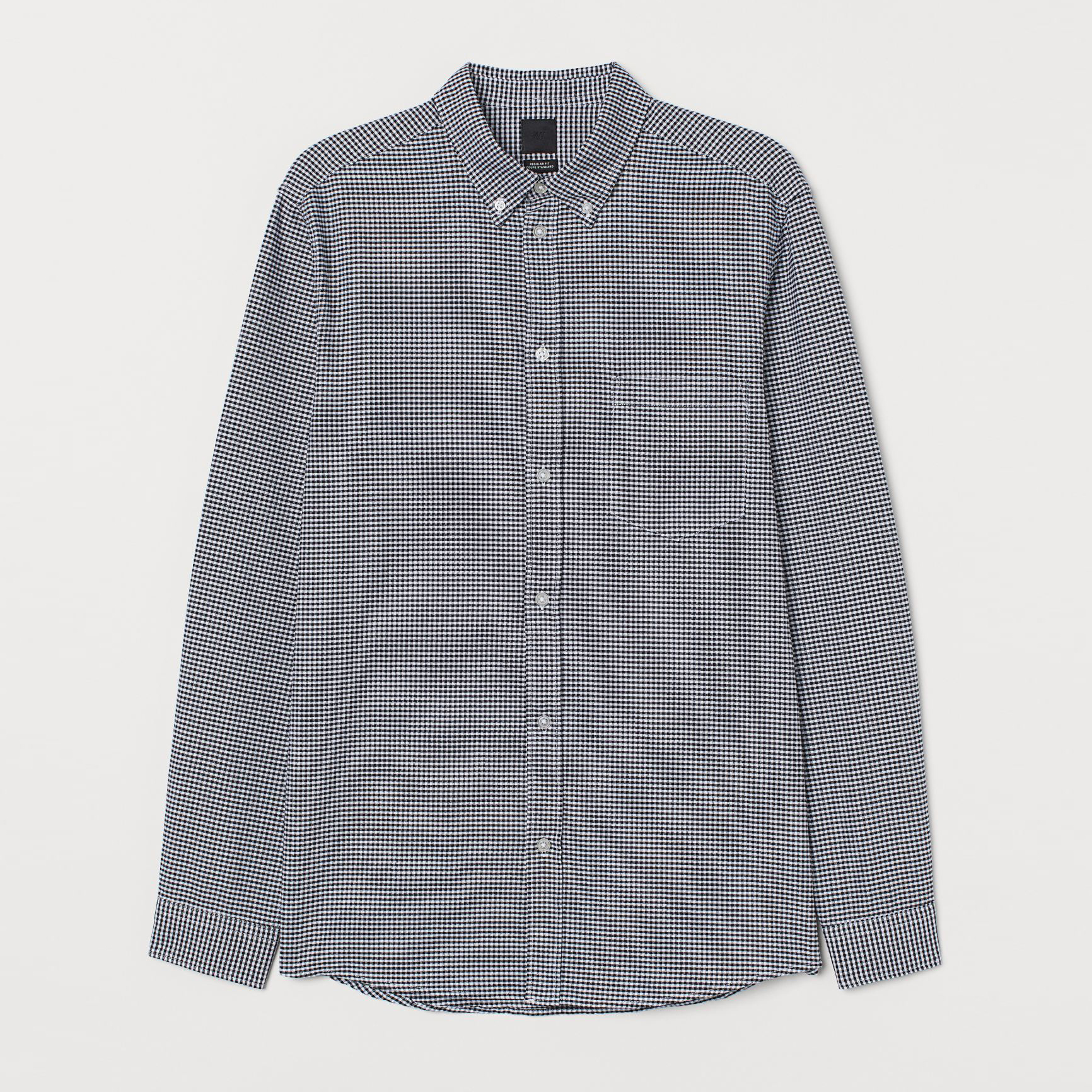 

Рубашка H&M 2705-5842980 XS Белая с черным