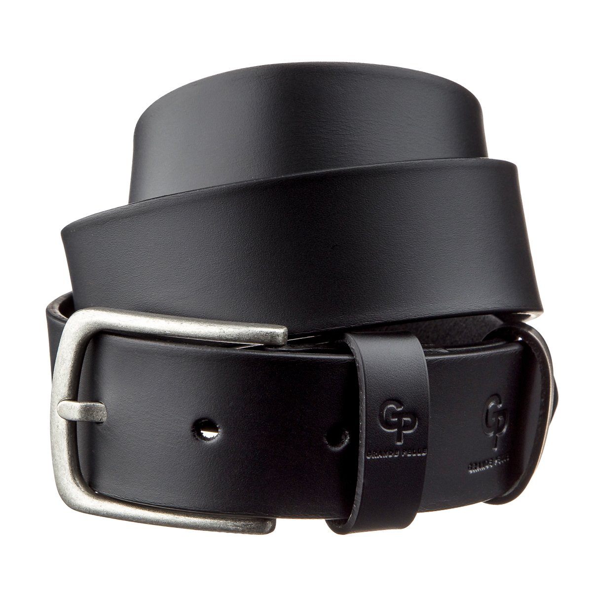 

Мужской кожаный ремень GRANDE PELLE 115×3,7 см Черный 000154548
