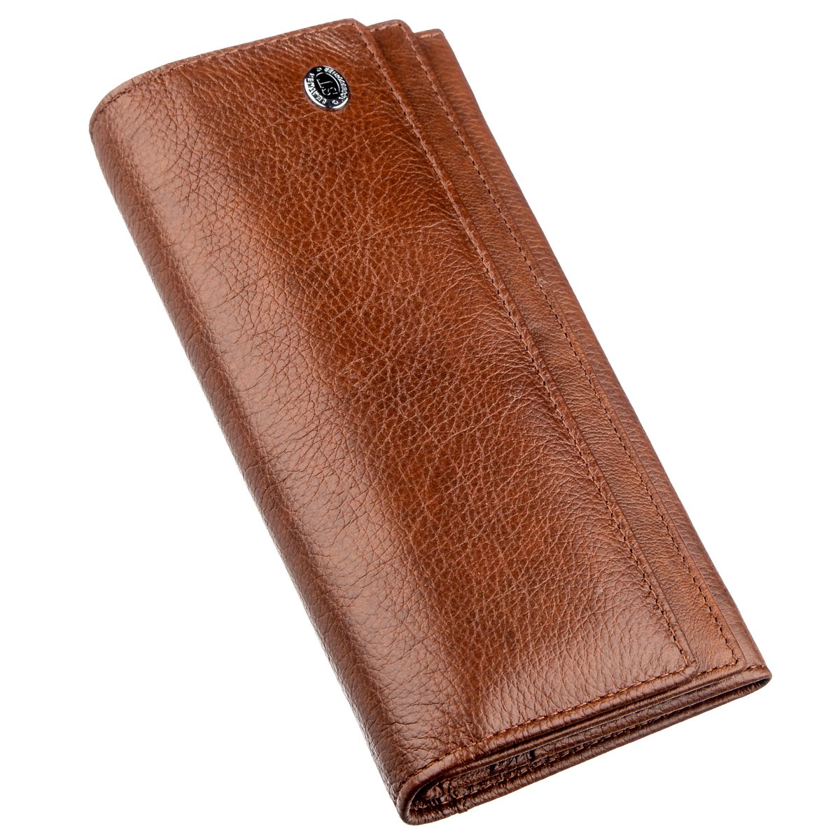 

Женский кожаный кошелек-визитница ST Leather 10х18,5 см Коричневый 000155076