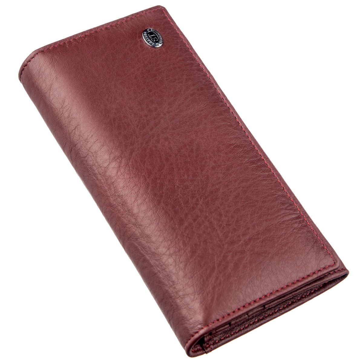 

Женский кожаный кошелек ST Leather 17х9 см Темно-красный 000155720