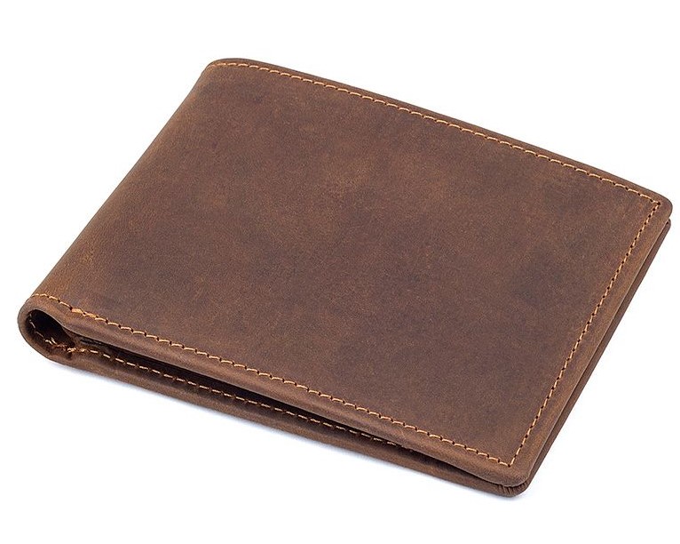 

Мужской кожаный кошелек Buffalo Bags 11,5х9,3 см Коричневый 000153259