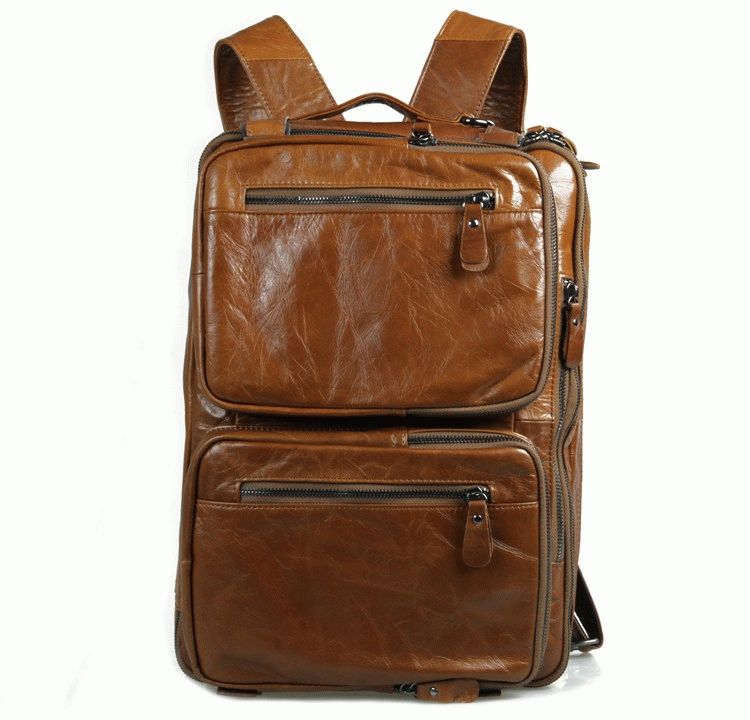 

Мужской кожаный рюкзак Buffalo Bags 38х27х15 см Коричневый 000153314