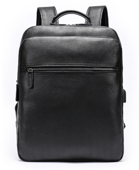 

Мужской кожаный рюкзак Buffalo Bags 29х37х10 см Черный 000153250