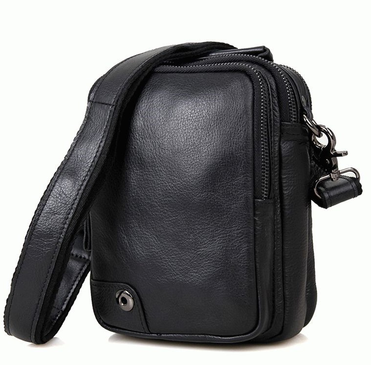 

Мужская кожаная сумка Buffalo Bags 21,5х16х6,5 см Черный 000153302