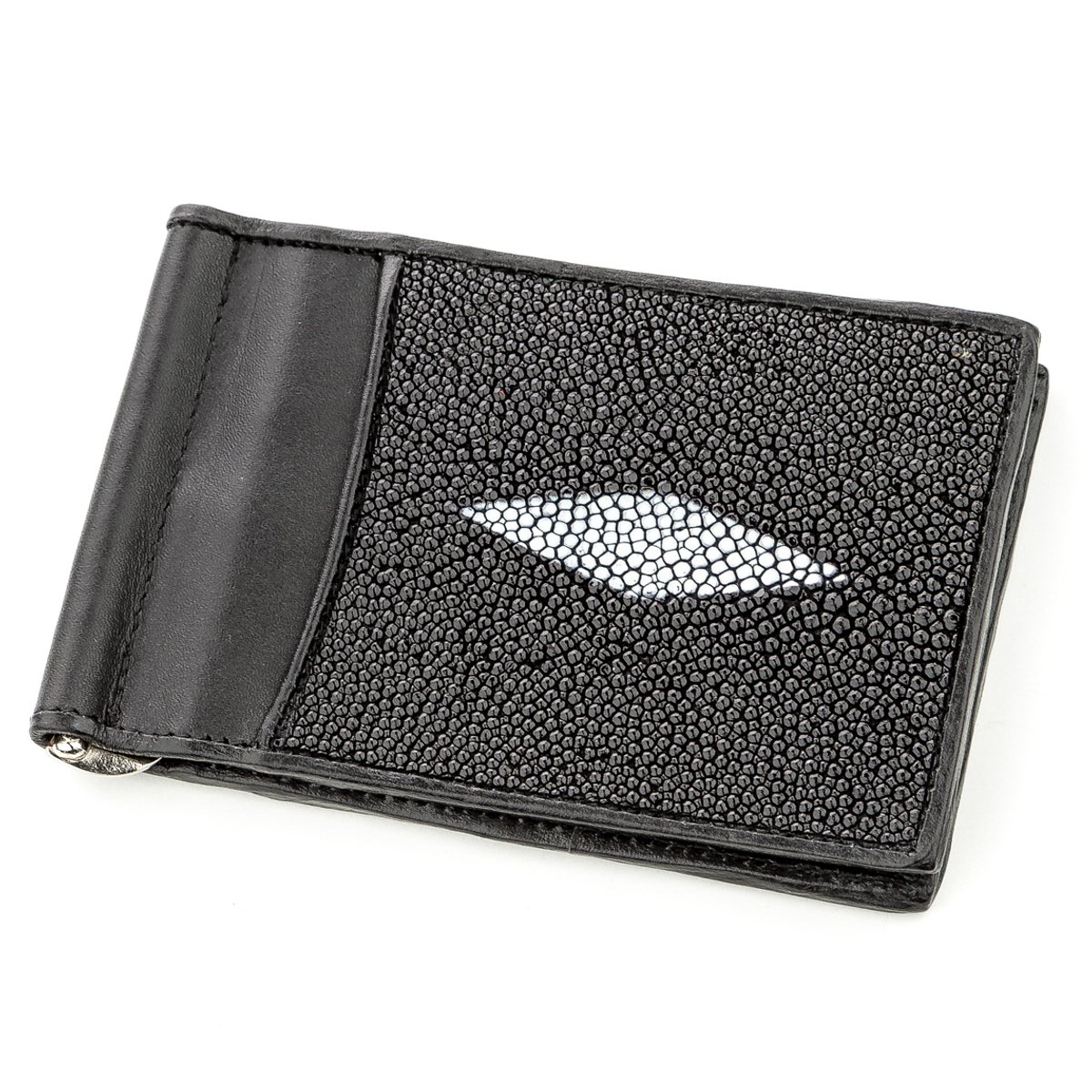 

Кожаный зажим для купюр STINGRAY LEATHER 11,5х7 см Черный 000155702