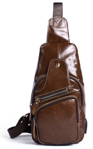 

Мужская кожаная сумка Vintage 16х32х6,5 см Коричневый 000153965