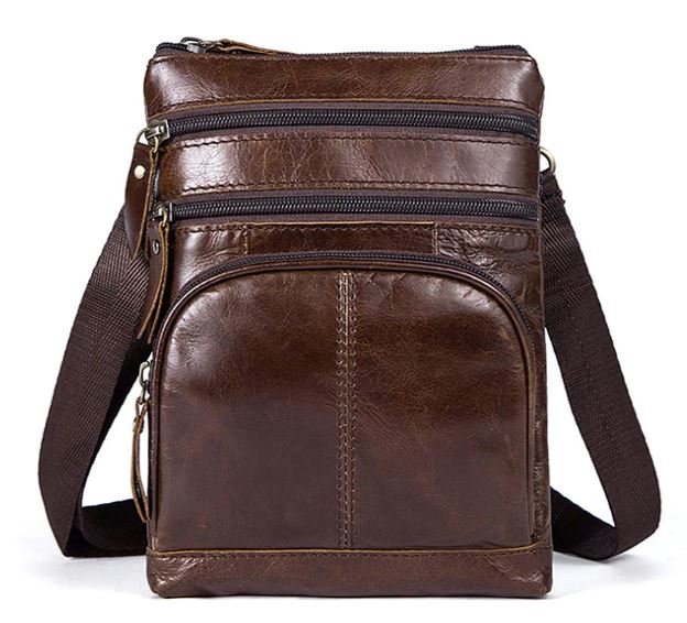 

Мужская кожаная сумка Vintage 17х23х1 см Коричневый 000154082