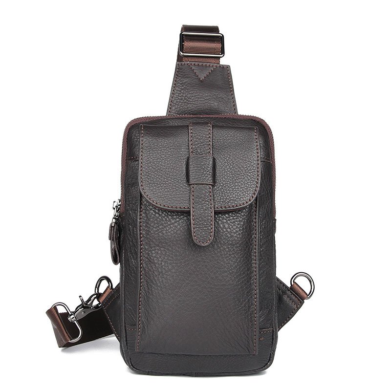 

Мужская кожаная барсетка Vintage 14,5х23,5х3 см Коричневый 000154055