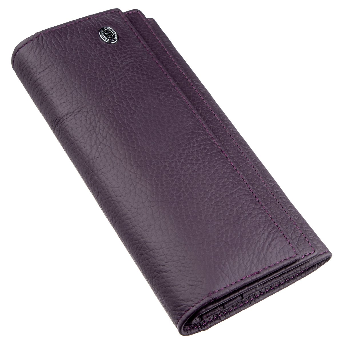 

Женский кожаный кошелек-визитница ST Leather 10х18,5 см Фиолетовый 000155717