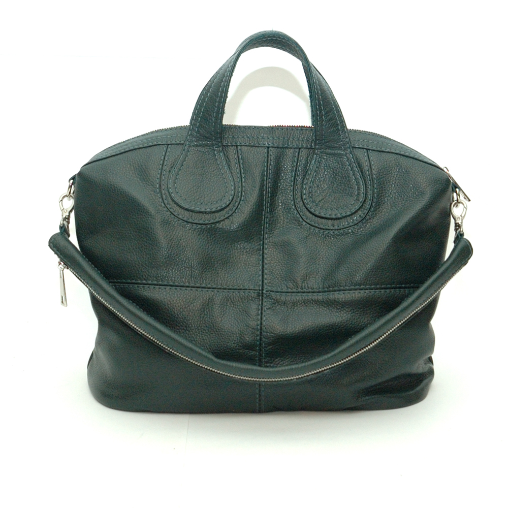 

Женская кожаная сумка Black Owl 44х17,5х31 см Зеленый 000156212