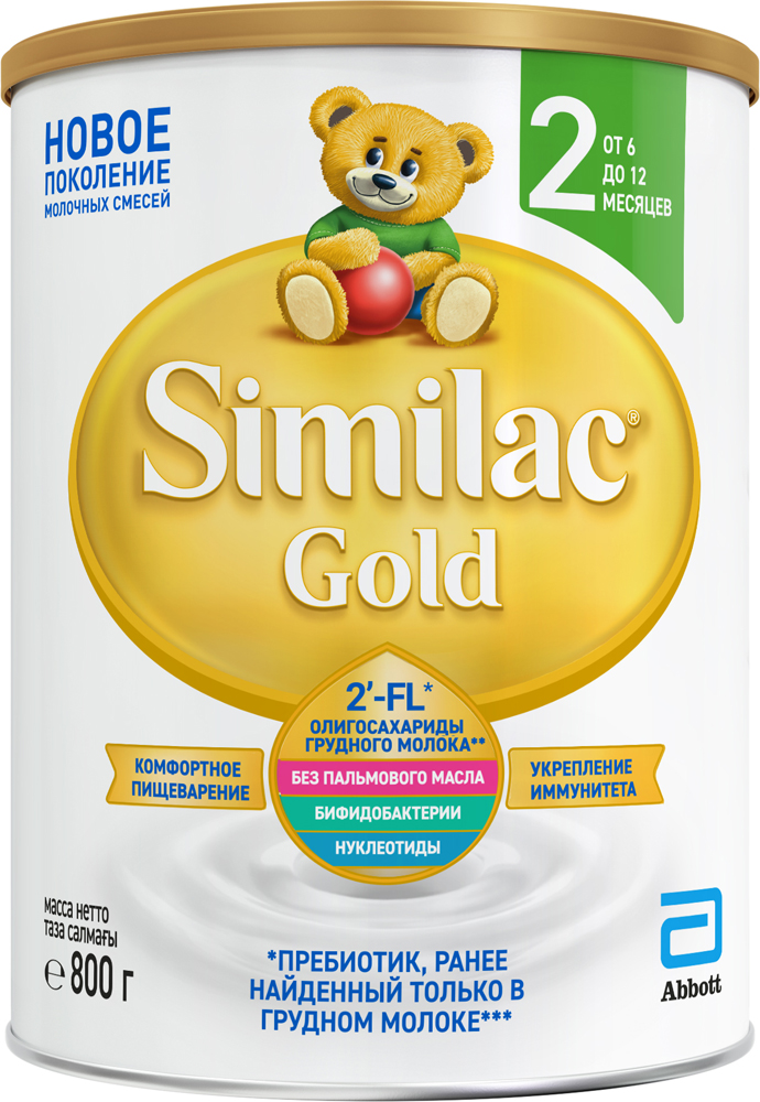 Акція на Сухая молочная смесь Similac Gold 2 800 г (5391523058162) від Rozetka UA