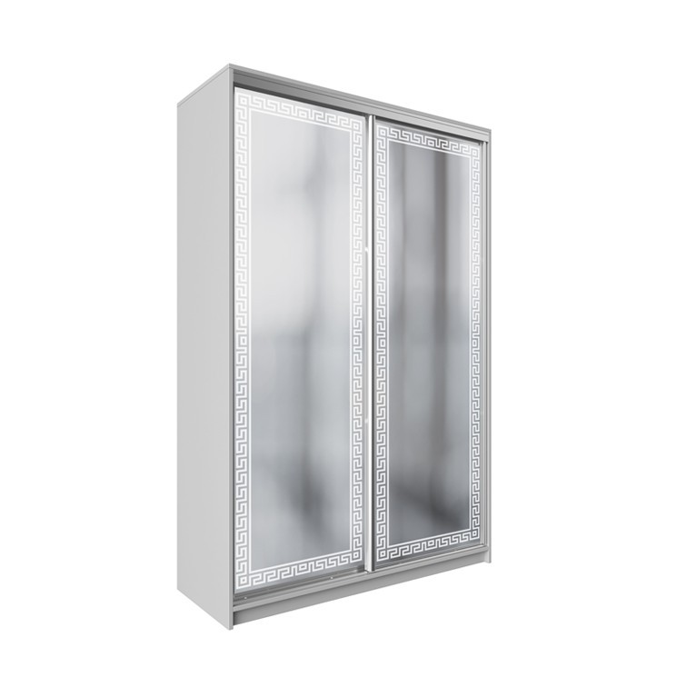 

Шкаф-купе ДЕКОР SM02 Р0263 Зеркало 240 x 200 x 60 см двухдверный Аляска белая