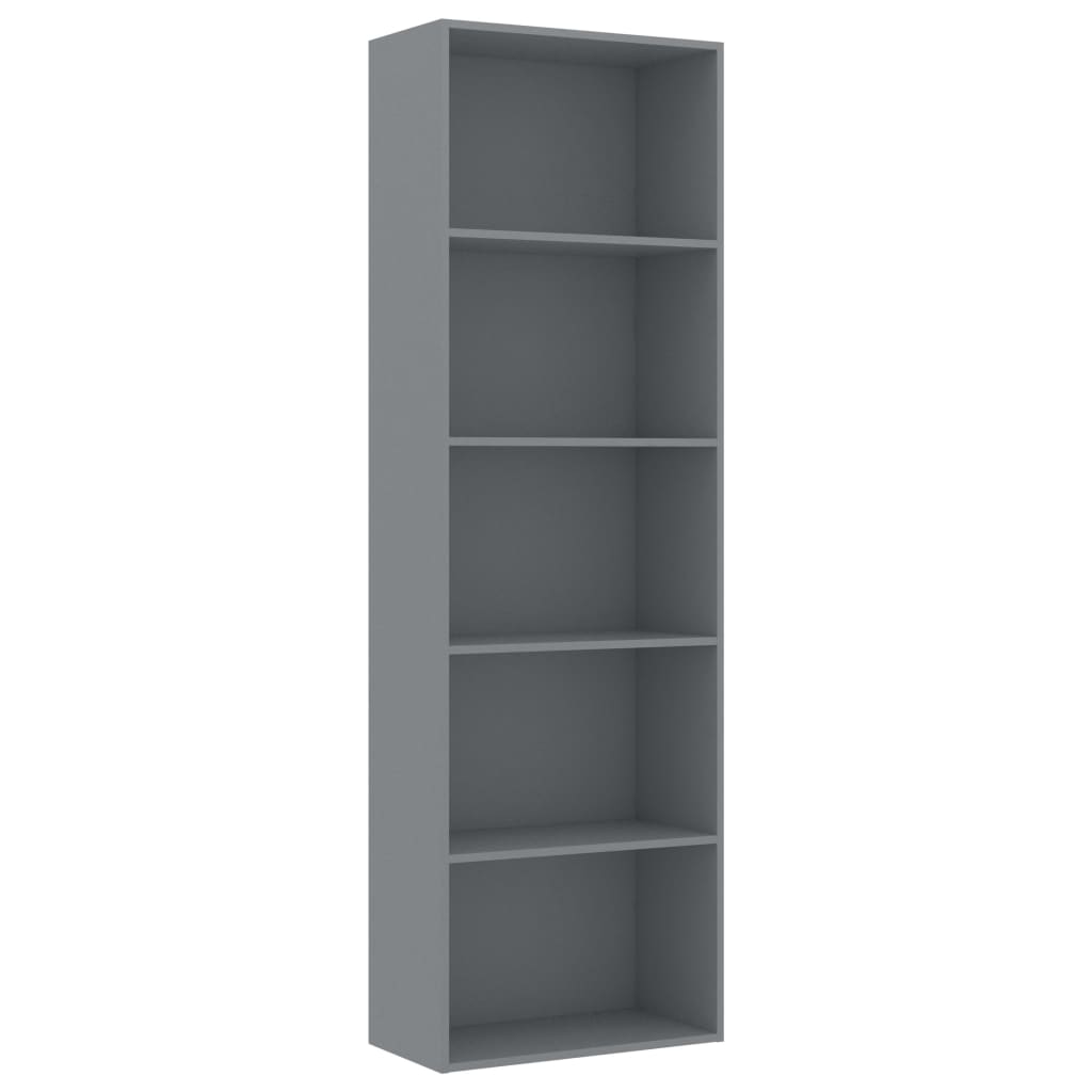 

Книжкова шафа Shumee 60 х 30 х 189 см сіра 800992