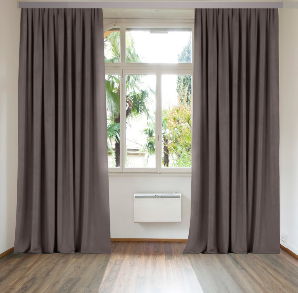 

Комплект штор Di&Di Димаут Матовый 250х260 2 шт Серо-коричневых