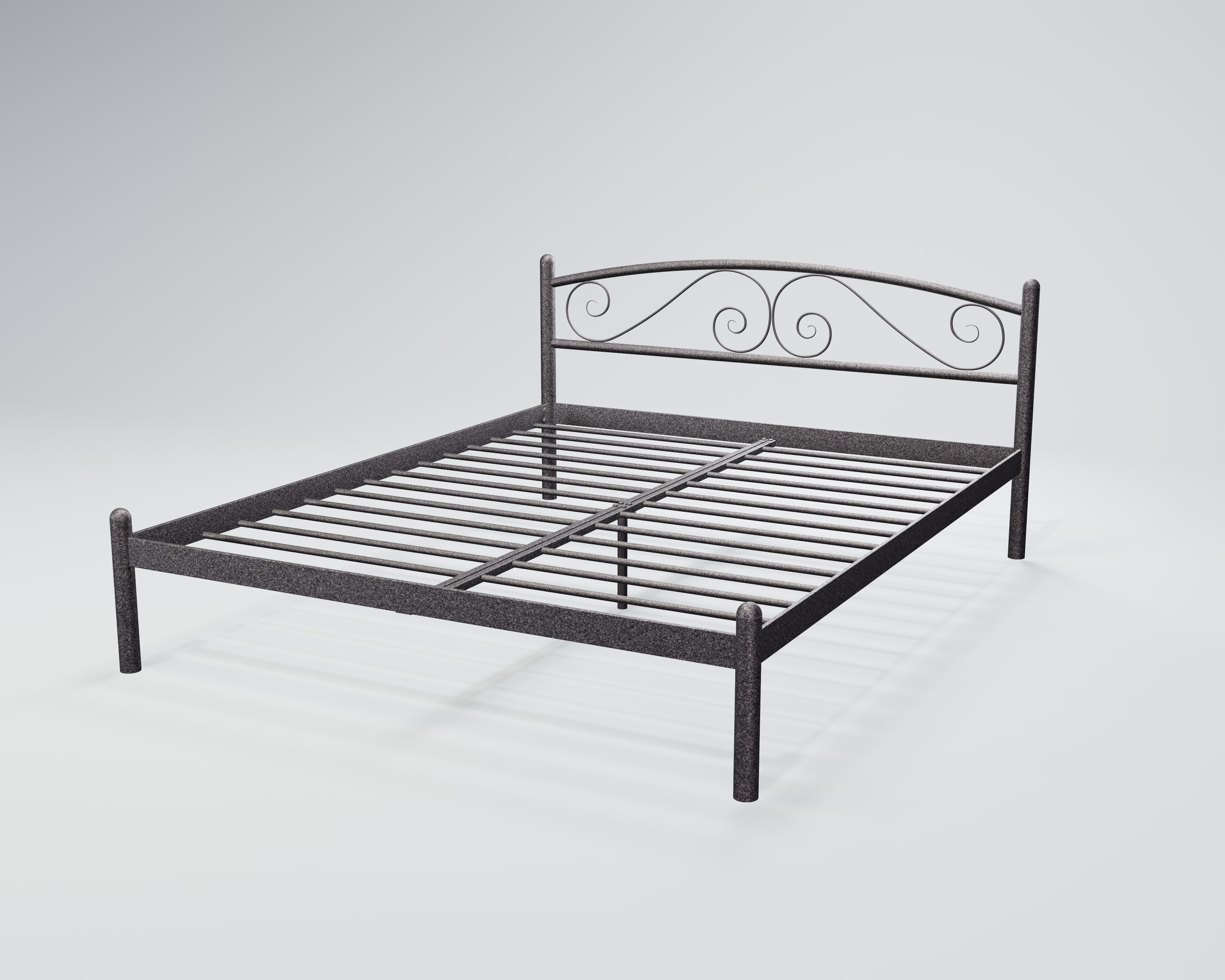 

Кровать Виола1 Tenero черное серебро 1200х1900